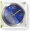 Wandklok - Diameter: 300 mm - Roestvrij Staal - Blauw / Zilver