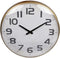 Wandklok Dresden 43x6.5x43 cm Messing/Metaal