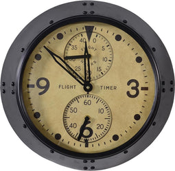 Wandklok Durham 46x10cm