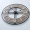 Wandklok Hudson lichtbruin metaal hout 60 cm