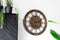 Wandklok industrieel - Radarklok Sofie - Ø 70cm - Metaal - klok goud