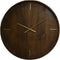 Wandklok landelijk - wandklok bruin - houten klok 51 cm