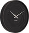 Wandklok Layered Origami - Zwart - Ø30cm