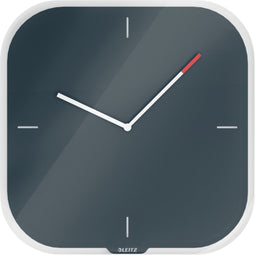 Wandklok Leitz Cosy grijs glas | 4 stuks