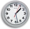 Wandklok maul step rc ø20x5cm kunststof zilver/wit