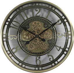 Wandklok Norris S brons - Ø50CM