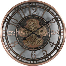 Wandklok Norris S koper - Ø50CM