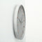 Wandklok Simplex 30 cm aluminium grijs