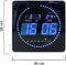 Wandklok Unilux Flo LED 28cmx28cm