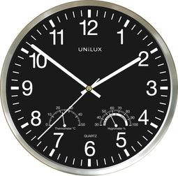 Wandklok Unilux Wetty grijs