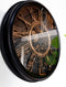 Wandklok Xavi XXL - wandklok industrieel - wandklok zwart goud - tandwiel klok 83 cm