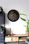 Wandklok Xavi XXL - wandklok industrieel - wandklok zwart goud - tandwiel klok 83 cm