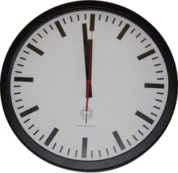 Wandklok Zendergestuurd 40 cm Zwart