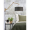 Wandlamp Andes - Bamboe/Donkergrijs - 95x47x55cm