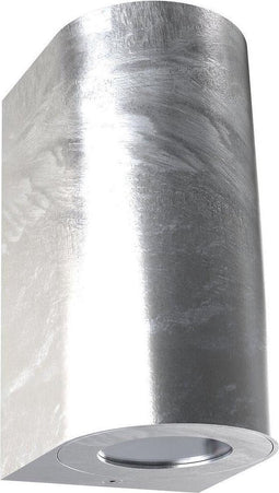 Wandlamp Buiten Tweezijdig Gegalvaniseerd - GU10 Fitting - Canto Maxi 2 - 15 jaar garantie