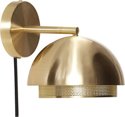 wandlamp - goud metaal - E14/15W - ø21 x 28 cm