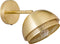 wandlamp - goud metaal - E14/15W - ø21 x 28 cm
