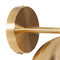 wandlamp - goud metaal - E14/15W - ø21 x 28 cm
