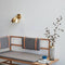 wandlamp - goud metaal - E14/15W - ø21 x 28 cm