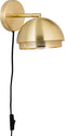 wandlamp - goud metaal - E14/15W - ø21 x 28 cm