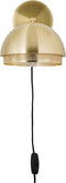 wandlamp - goud metaal - E14/15W - ø21 x 28 cm