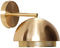 wandlamp - goud metaal - E14/15W - ø21 x 28 cm