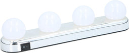 Wandlamp - Hollywood Spiegellamp - 4x LED Helderwit - Draadloos