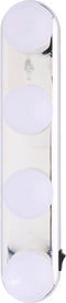 Wandlamp - Hollywood Spiegellamp - 4x LED Helderwit - Draadloos