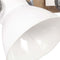 Wandlamp industrieel E27 65x25 cm wit