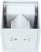 Wandlamp, moderne wandlamp met instelbare stralingshoek, wandverlichting, 12 W LED bridgelux COB, waterdichte IP65 binnen/buiten wandlampen, 3,94 inch/10 cm vierkant