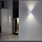 Wandlamp, moderne wandlamp met instelbare stralingshoek, wandverlichting, 12 W LED bridgelux COB, waterdichte IP65 binnen/buiten wandlampen, 3,94 inch/10 cm vierkant