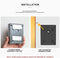 Wandlampen voor Buiten - 2 Stuks - Solar - Up en Down - Warm Wit - Draadloos