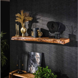 Wandplank Levita 150 cm acacia - naturel