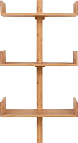 Wandplank Naturel - Bamboe - 25x50x102cm - Wandplank Villa - House Nordic