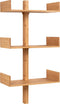 Wandplank Naturel - Bamboe - 25x50x102cm - Wandplank Villa - House Nordic