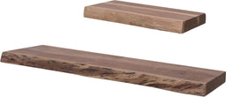 Wandplank Pure Acaciahout - Set van 2 Klein