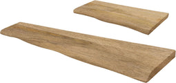 Wandplank Pure Mangohout - Set van 2 Groot