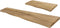 Wandplank Pure Mangohout - Set van 2 Groot