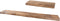 Wandplank Pure Mangohout - Set van 2 Groot