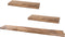 Wandplank Pure Mangohout - Set van 3 Groot