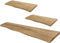 Wandplank Pure Mangohout - Set van 3 Groot