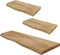 Wandplank Pure Mangohout - Set van 3 Klein