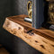 Wandplank Tree Storage Set van 3 met Lade Acaciahout Naturel