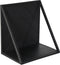 Wandplank Verona - 30x20x30 - Zwart - Mangohout/metaal