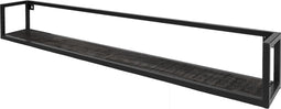 Wandplank Vintage Zwart Mangohout 140 cm
