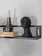 Wandplank Vintage Zwart Mangohout - Set van 3 Klein