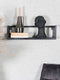 Wandplank Vintage Zwart Mangohout - Set van 3 Klein