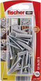 Wandpluggen en schroeven Fischer Wandpluggen en schroeven 15 Stuks (6 x 30 mm)