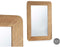 Wandspiegel 44 Bruin Strepen 90 x 60 x 2 cm Rechthoekig