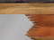 Wandspiegel - 80x80 cm - teak